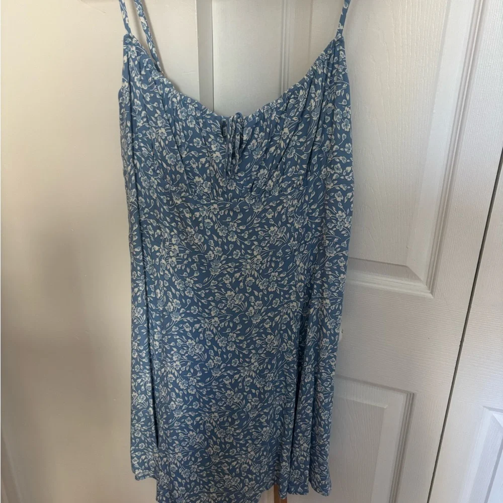 Reformation Blue and White Floral Dress - Picture 2 of 4